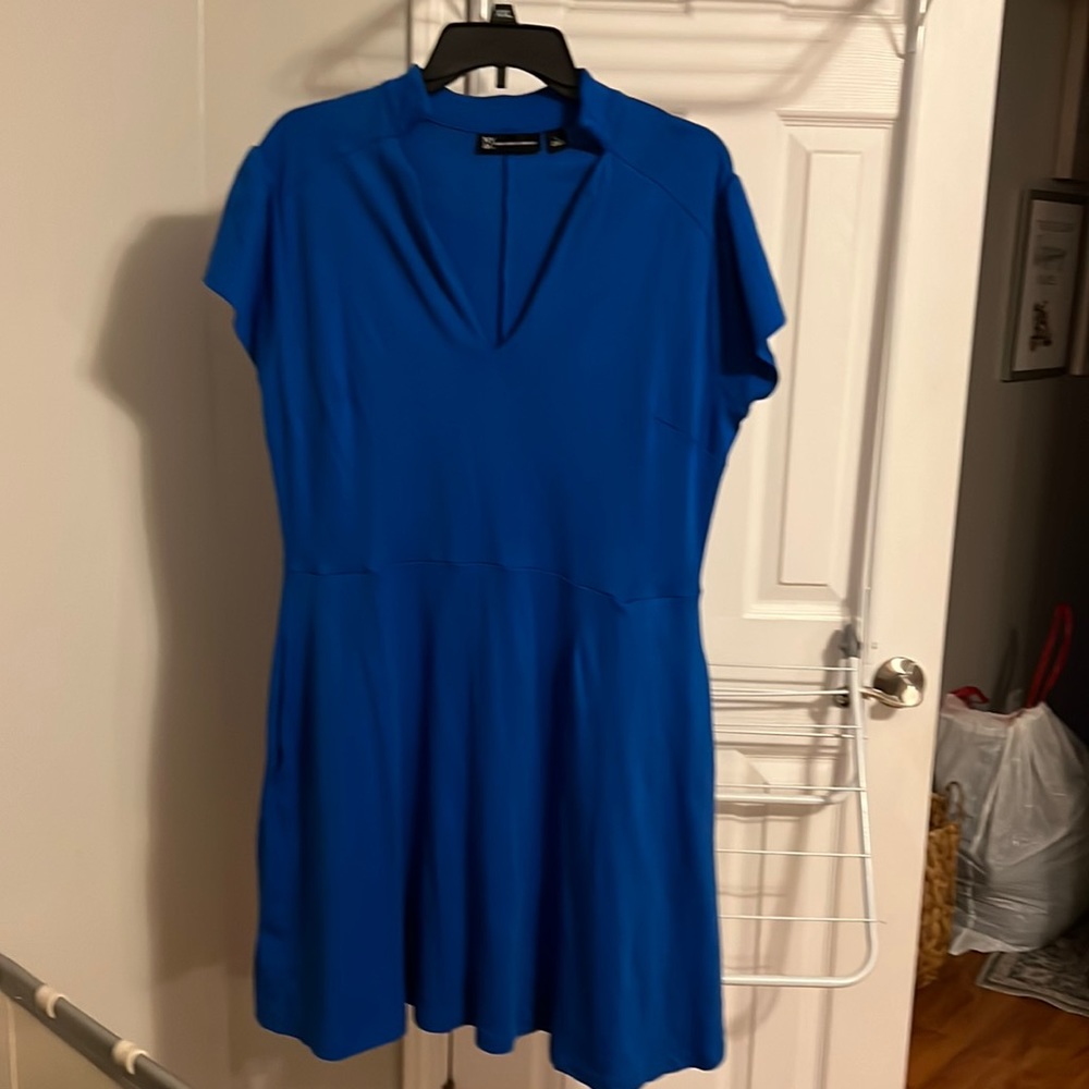 Blue dress